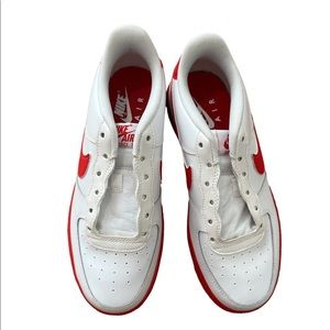 New Red and White Air Force 1’s